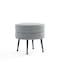 Manhattan Comfort Bailey Ottoman in Grey with Black Feet OT003-GYB - alternate 5